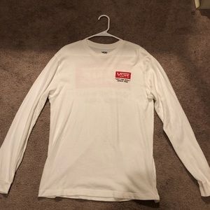 White Vans long sleeve t-shirt. Worn only once.